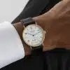 NOMOS Glashütte Tangente Gold Neomatik 35mm Ref. 161 - Bilde 9