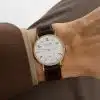 NOMOS Glashütte Tangente Gold Neomatik Doré 35mm Ref. 162 - Bilde 9