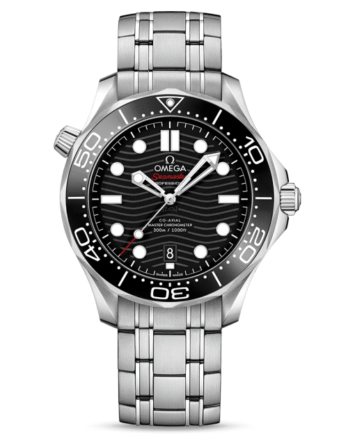 Produktbilde av Omega Seamaster Diver 300M Co-Axial Master Chronometer 42 MM med sort skive. Ref. 210.30.42.20.01.001
