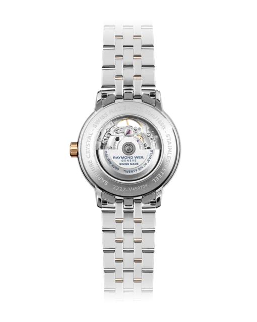 Raymond Weil Maestro Men's Automatic Visible Balance Wheel Two-Tone Bracelet Watch 40mm - 2227-SP5-20021 - Bilde 2