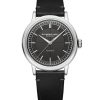Produktbilde av Raymond Weil Millesime 39mm med sort urskive på sort skinnrem. Ref. 2925-STC-60001.