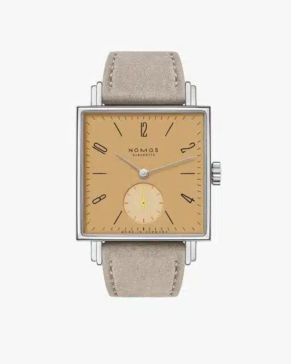 NOMOS Glashütte Tetra Ochra 30x30mm Ref. 437