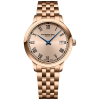 Produktbilde av Raymond Weil Toccata 34mm med rosé urskive på stållenke. Ref. 5385-P5-00859.