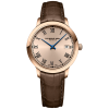 Produktbilde av Raymond Weil Toccata 34mm med rosé urskive på skinnrem. Ref. 5385-PC5-00859.