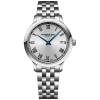 Produktbilde av Raymond Weil Toccata 34mm med sølv urskive på stållenke. Ref. 5385-ST-00659.