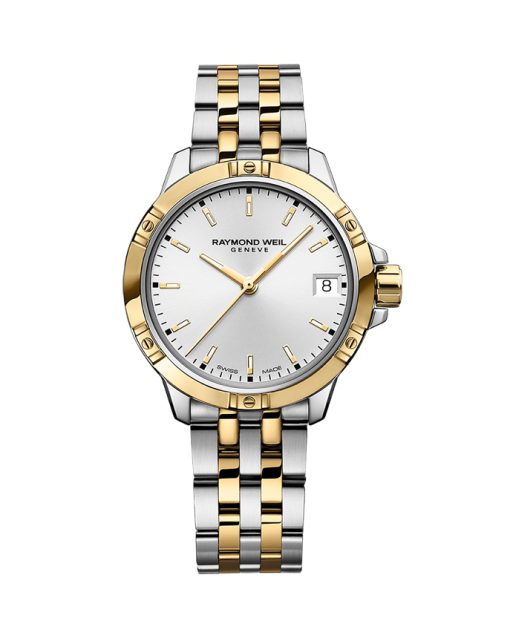 Produktbilde av Raymond Weil Tango Classic Ladies Quartz 30mm med sølv urskive på stållenke. Ref. 5960-STP-30041.