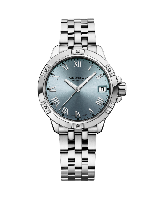 Raymond Weil Tango Classic Ladies Quartz Blue Dial Steel Date Watch 30mm - 5960-ST-00500