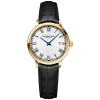Produktbilde av Raymond Weil Toccata 29mm med hvit urskive på skinnrem. Ref. 5985-PC-00359.