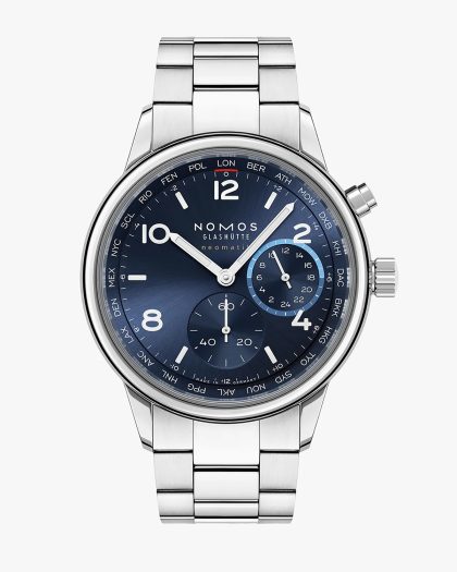 NOMOS Glashütte Club Sport Neomatik Worldtimer Blue 40mm Ref. 790