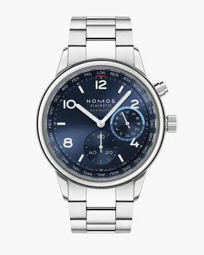NOMOS Glashütte Club Sport Neomatik Worldtimer Blue 40mm Ref. 790