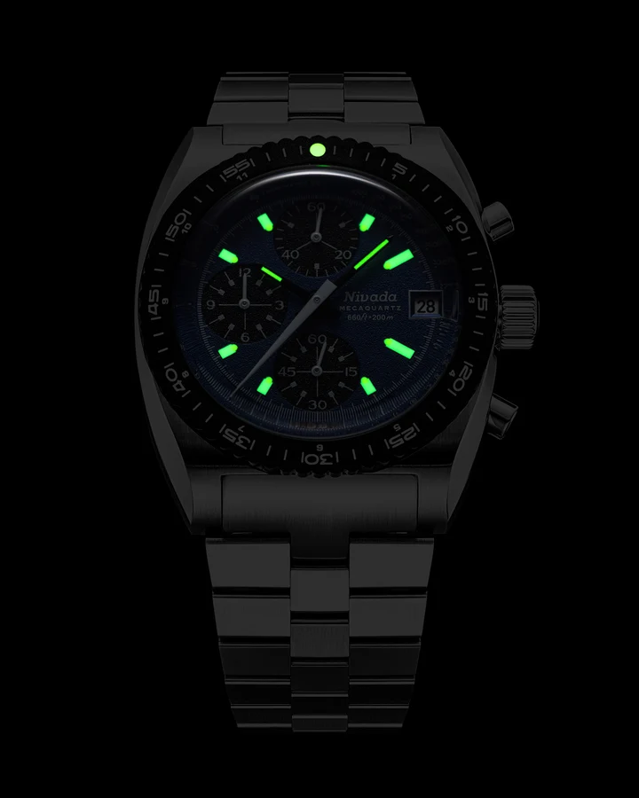 Nivada Grenchen Autochron Blue Mecaquartz - Bilde 7