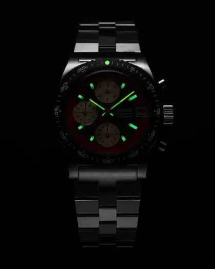 Nivada Grenchen Autochron Orange Mecaquartz - Bilde 4