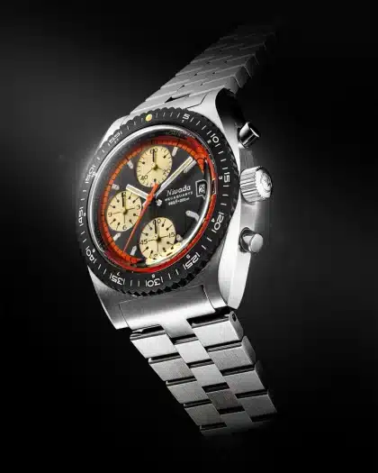Nivada Grenchen Autochron Orange Mecaquartz - Bilde 7