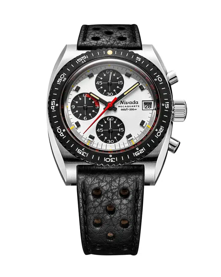 Nivada Grenchen Autochron Panda Mecaquartz - Bilde 3