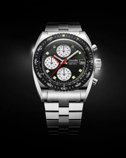 Nivada Grenchen Autochron Reverse Panda Mecaquartz - Bilde 5