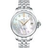 Produktbilde av Certina DS Action Diamonds 34.5mm med perlemor urskive og stållenke. Ref. C032.207.11.116.00.