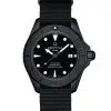 Produktbilde av Certina DS Action Diver 43mm Powermatic 80 med sort urskive på sort tekstilrem. Ref. C032.607.38.051.00.