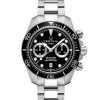 Produktbilde av Certina DS Action Diver Chrono 45mm med sort urskive på stållenke. Ref. C032.827.11.051.00.