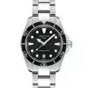 Certina DS Action 40mm Ref. C048.410.11.051.00. Sort tallskive. Kasse og lenke i stål.