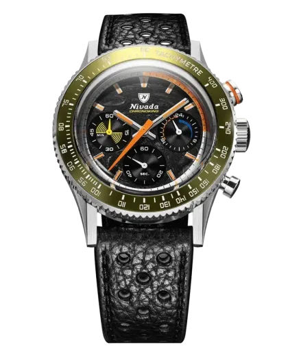 Nivada Grenchen Chronoking Mechaquartz Racing Carbon - Bilde 2