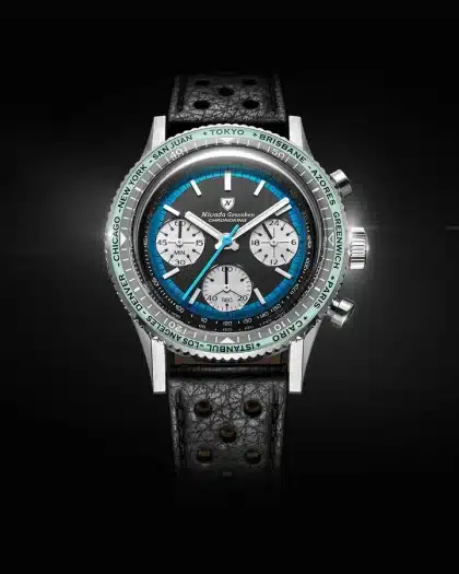Nivada Grenchen Chronoking Mechaquartz Racing Blue - Bilde 26