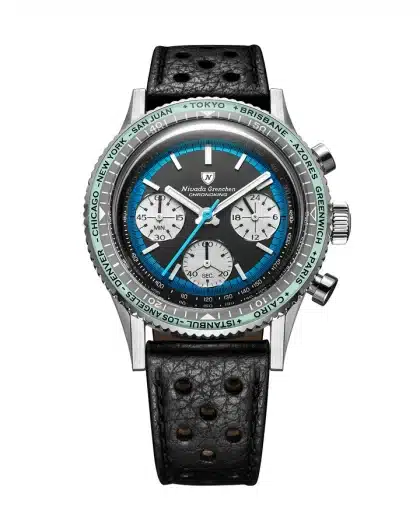 Nivada Grenchen Chronoking Mechaquartz Racing Blue - Bilde 12