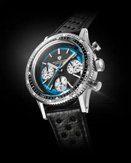 Nivada Grenchen Chronoking Mechaquartz Racing Blue - Bilde 17