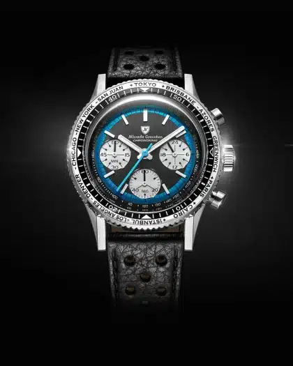 Nivada Grenchen Chronoking Mechaquartz Racing Blue - Bilde 18