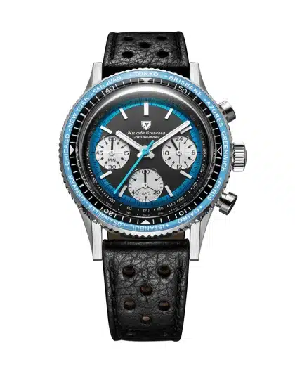 Nivada Grenchen Chronoking Mechaquartz Racing Blue - Bilde 7