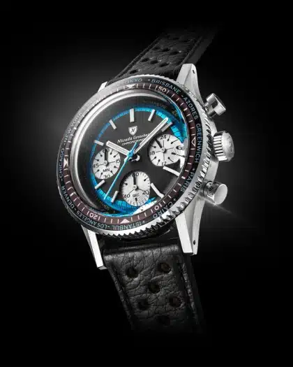 Nivada Grenchen Chronoking Mechaquartz Racing Blue - Bilde 21