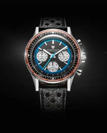 Nivada Grenchen Chronoking Mechaquartz Racing Blue - Bilde 24