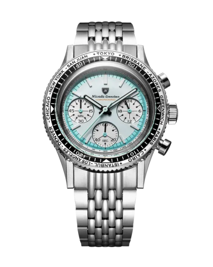 Nivada Grenchen Chronoking Mechaquartz Racing Grey