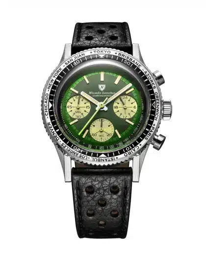 Nivada Grenchen Chronoking Mechaquartz Racing Green - Bilde 11