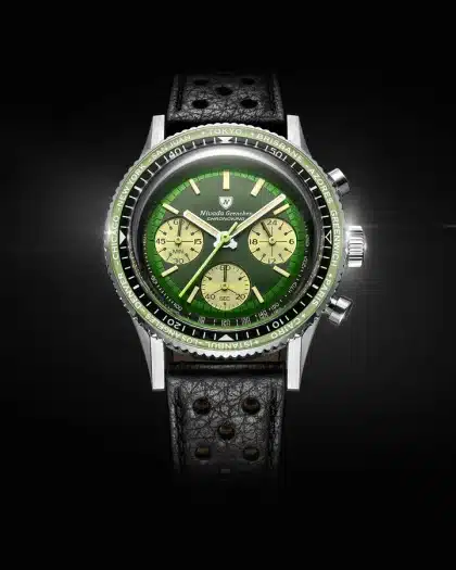 Nivada Grenchen Chronoking Mechaquartz Racing Green - Bilde 24