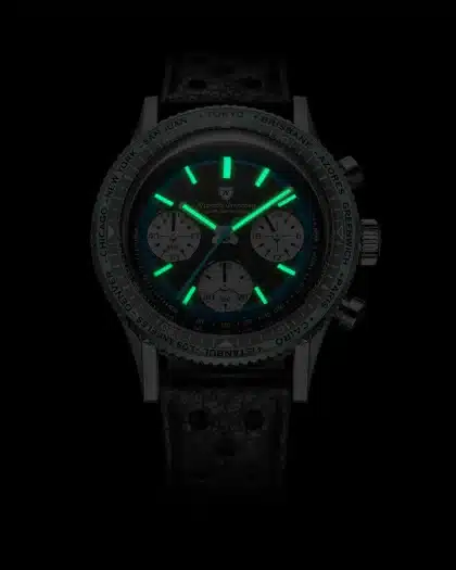 Nivada Grenchen Chronoking Mechaquartz Racing Blue - Bilde 28