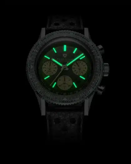 Nivada Grenchen Chronoking Mechaquartz Racing Green - Bilde 25