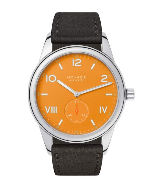 Produktbilde av NOMOS Glashütte Club Campus 38 Future Orange. Referanse 729.