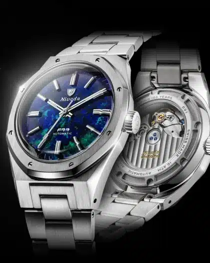 Nivada Grenchen F77 MKII Azurite - 100 Years - 38MM - Bilde 4