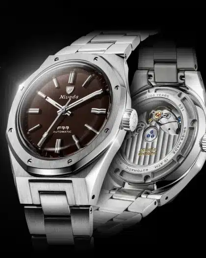 Nivada Grenchen F77 MKII Smokey Quartz - 100 Years - 38MM - Bilde 6