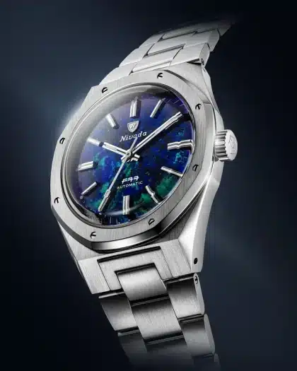 Nivada Grenchen F77 MKII Azurite - 100 Years - 38MM - Bilde 2