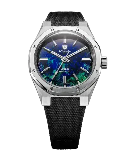 Nivada Grenchen F77 MKII Azurite - 100 Years - 38MM - Bilde 6
