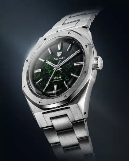 Nivada Grenchen F77 MKII Black Opal - 100 Years - 38MM - Bilde 3