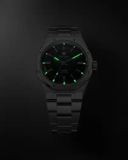 Nivada Grenchen F77 MKII Black Opal - 100 Years - 38MM - Bilde 5