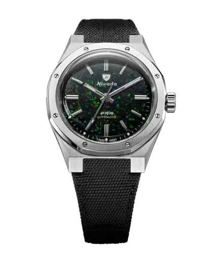 Nivada Grenchen F77 MKII Black Opal - 100 Years - 38MM - Bilde 8