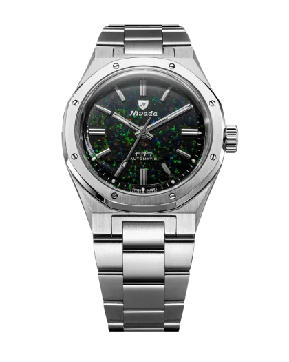 Nivada Grenchen F77 MKII Black Opal - 100 Years - 38MM