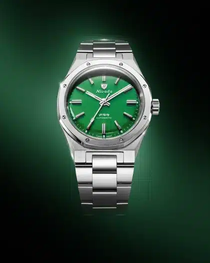 Nivada Grenchen F77 MKII Jade - 100 Years - 38MM - Bilde 3