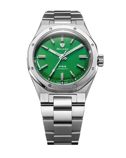 Nivada Grenchen F77 MKII Jade - 100 Years - 38MM
