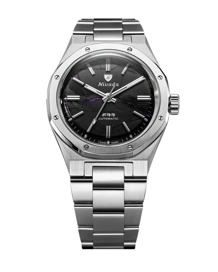 Nivada Grenchen F77 MKII Shungite Black - 100 Years - 38MM