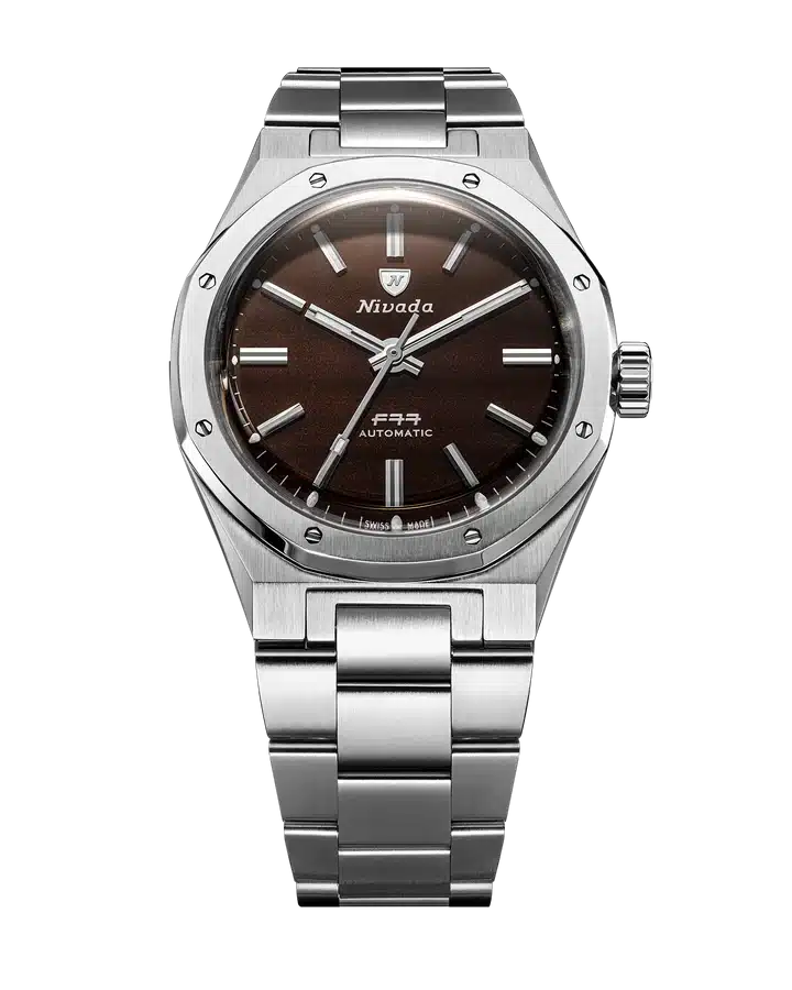 Nivada Grenchen F77 MKII Smokey Quartz - 100 Years - 38MM