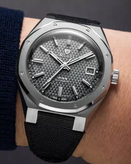 Nivada Grenchen F77 SST Grey MK2 - 38mm - Bilde 14